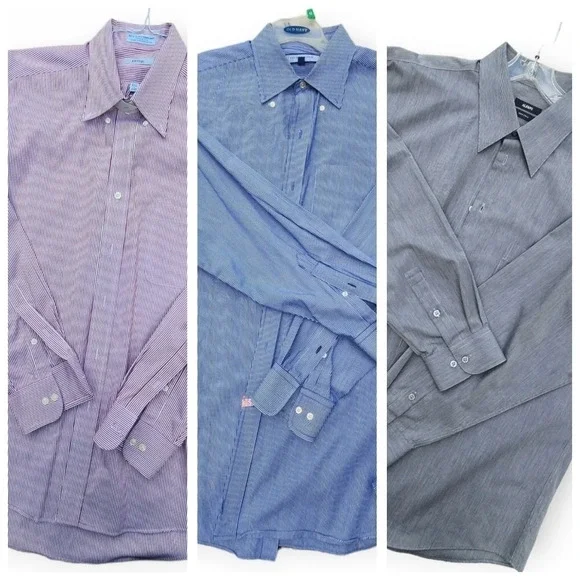 Set of 3 Long Sleeve Button Down Collar shirts size XL - Picture 1 of 11